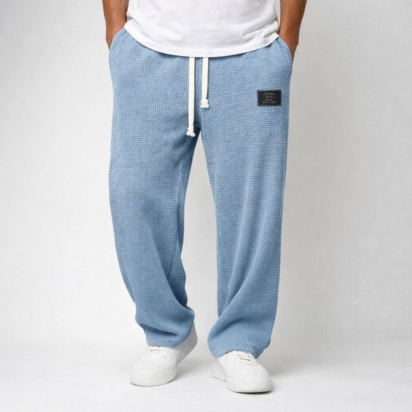 Pantalón Elegante de Corte Ancho para Hombre